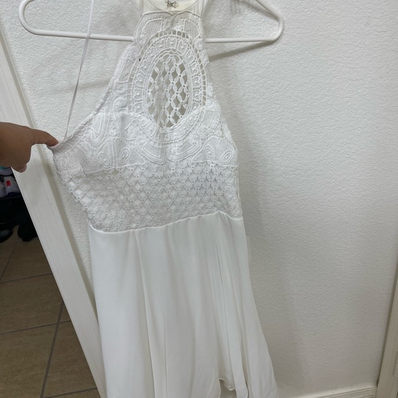NWT Lulus Made in the Crocheted White Dress - L - Picture 5 of 6